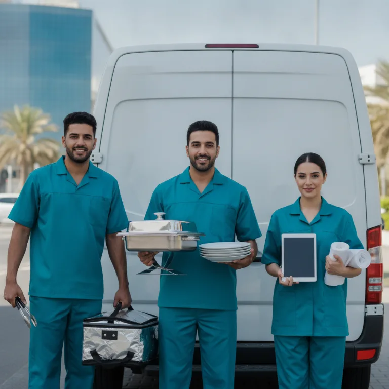 خدمات تموين الشركات فريق في واحة دبي للسيليكون